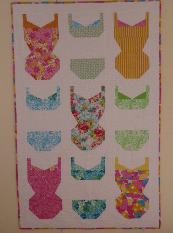 FINAL Clearance SALELap quilt quilted throw bathing suit