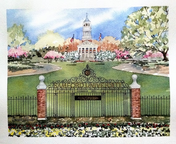 The Things You Need: Samford University-Inspired Gifts 10 CarolePooleGallery / Etsy