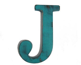 Letter J Rustic Wall Letter Wood Sign Wall Decor Rustic Americana Chic Wedding Photo Prop Nursery Kids Decor