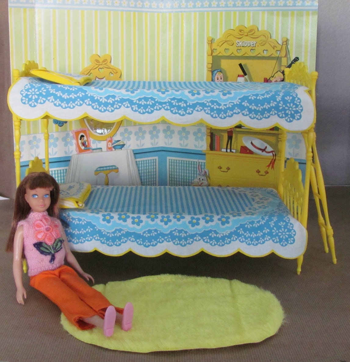 Vintage Skipper 1960's Skipper Doll Bunk Beds Skipper