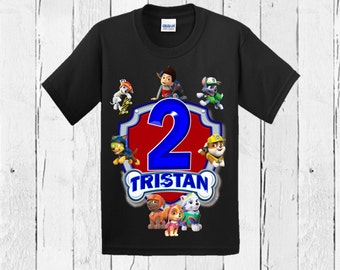 Paw Patrol Birthday Shirt - Paw Patrol Shirt
