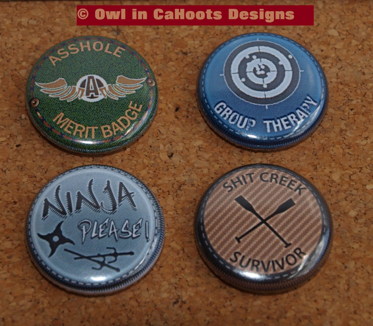 Adult Merit Badges Set Of 4 6177