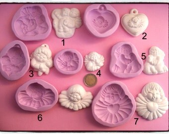 maxi stampini a scelta fimo gesso gessetti fimo animali segnaposto bomboniera fiori matrimonio comunione battesimo gomma siliconica silicone