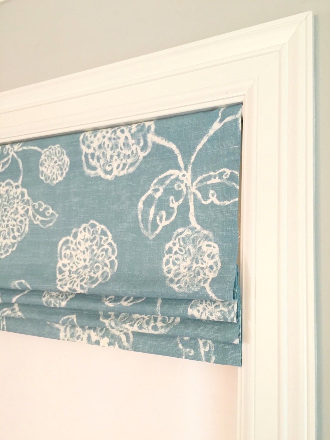 Faux fake flat roman shade valance. Your choice of fabric