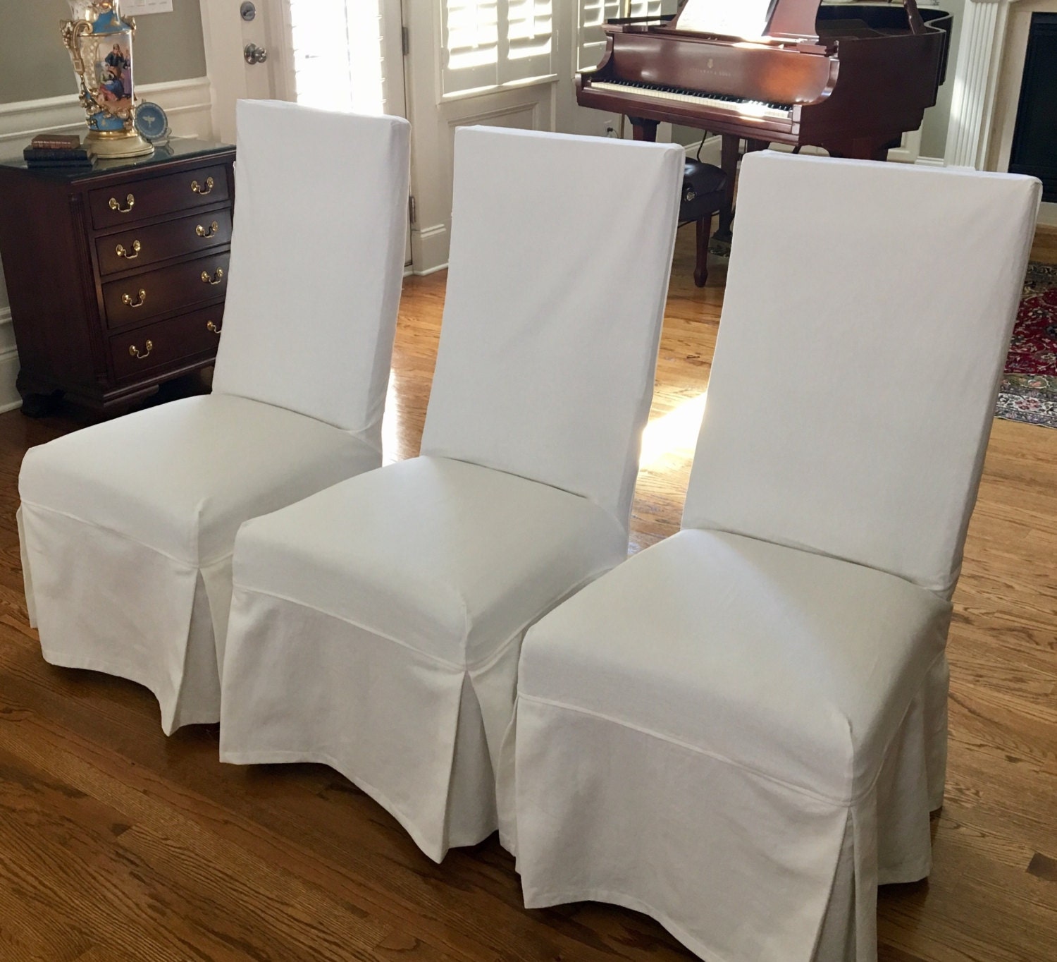 Custom Parsons Chair Slipcovers