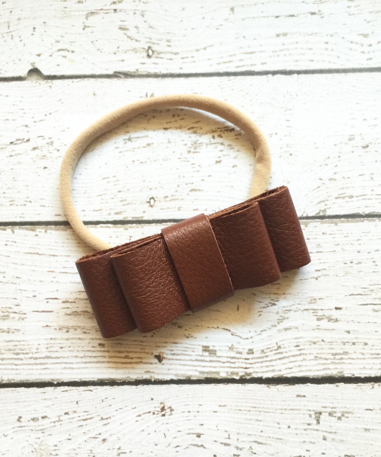 Leather Headband.Leather Baby Headband.Leather Bow