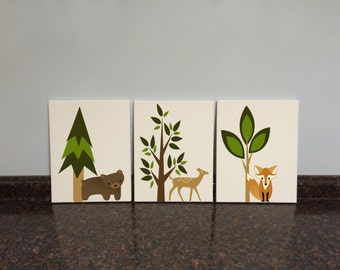 Woodland Wall Decor woodland nursery abc woodland print woodland room wall decor Woodland Wall Decor woodland nursery abc woodland print woodland room wall decor