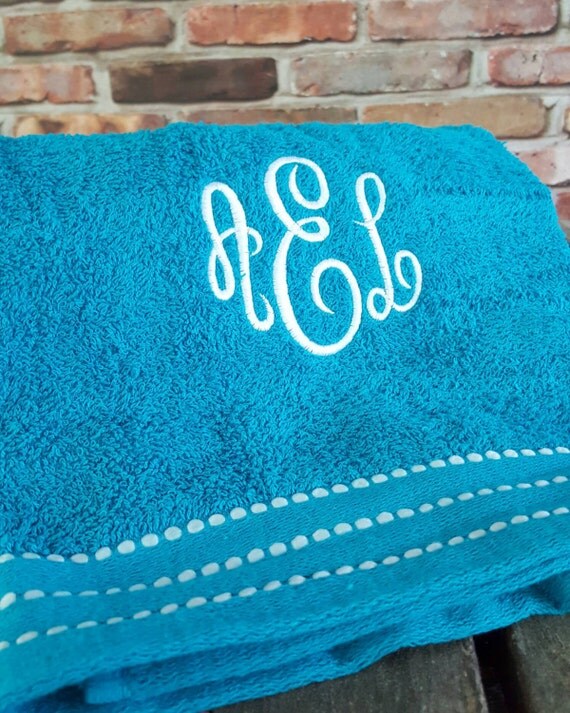 Personalized beach towels personalized pool by SJsFabulousThings