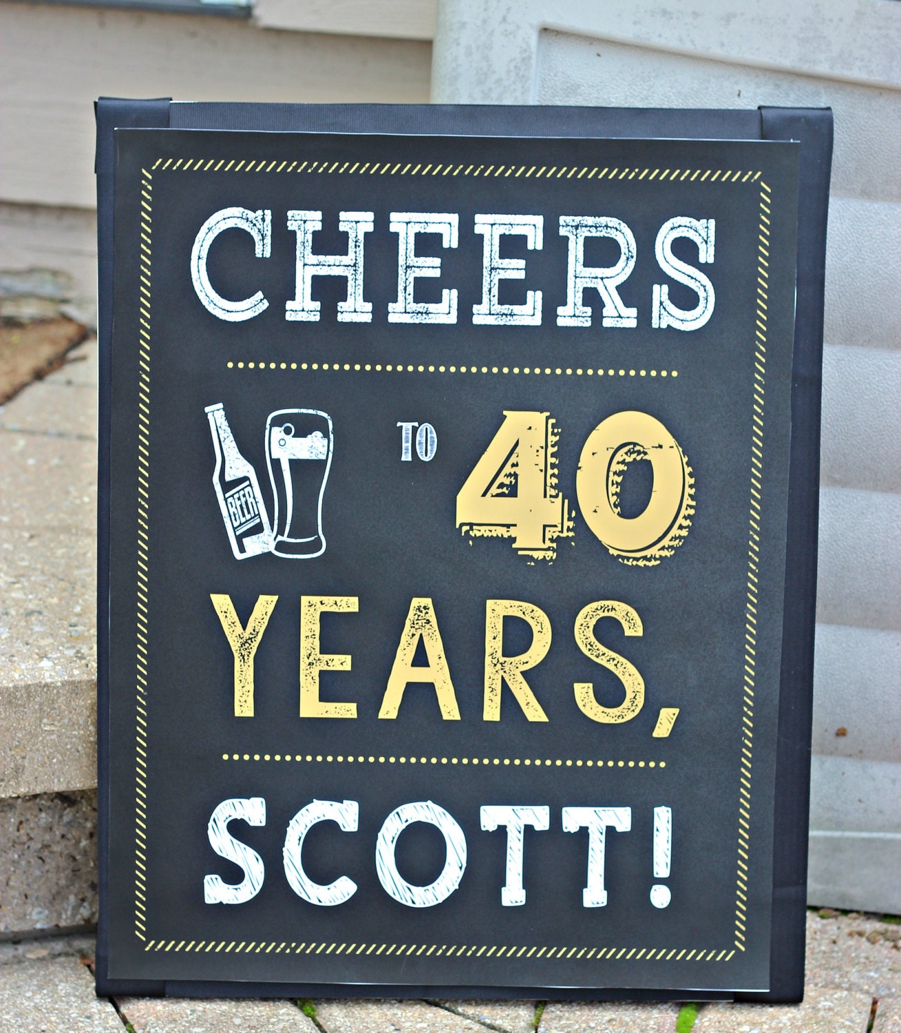 It is a picture of Smart 40th Birthday Signs Printable It is a photo of Smart 40th Birthday Signs Printable
