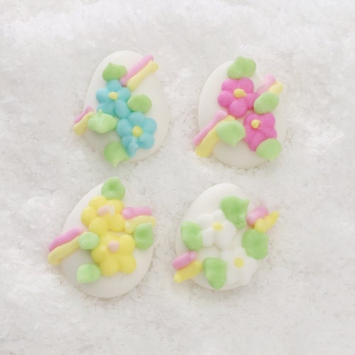 Edible Royal Icing Easter Eggs Perfect for cakes & cupcakes