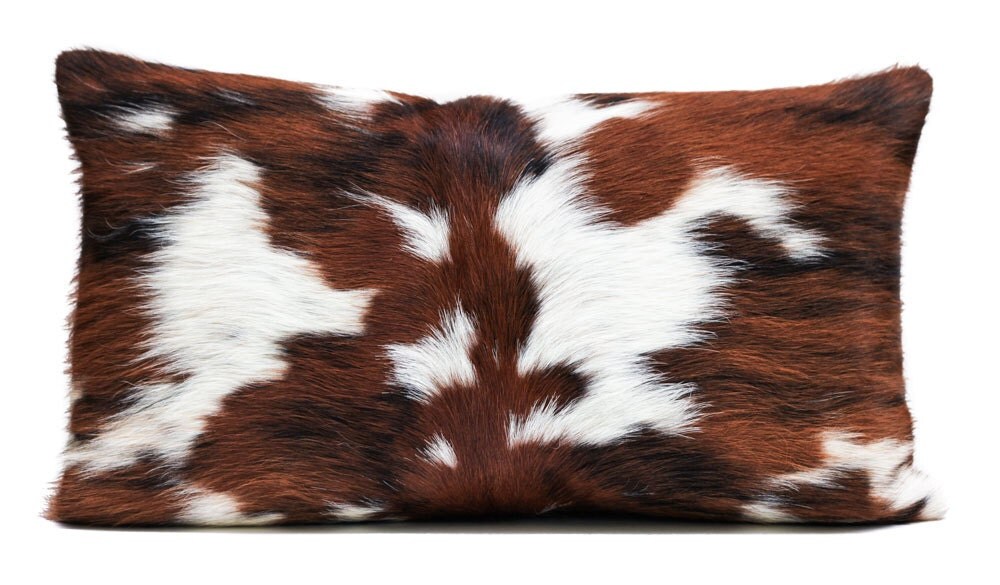 cowhide pillows