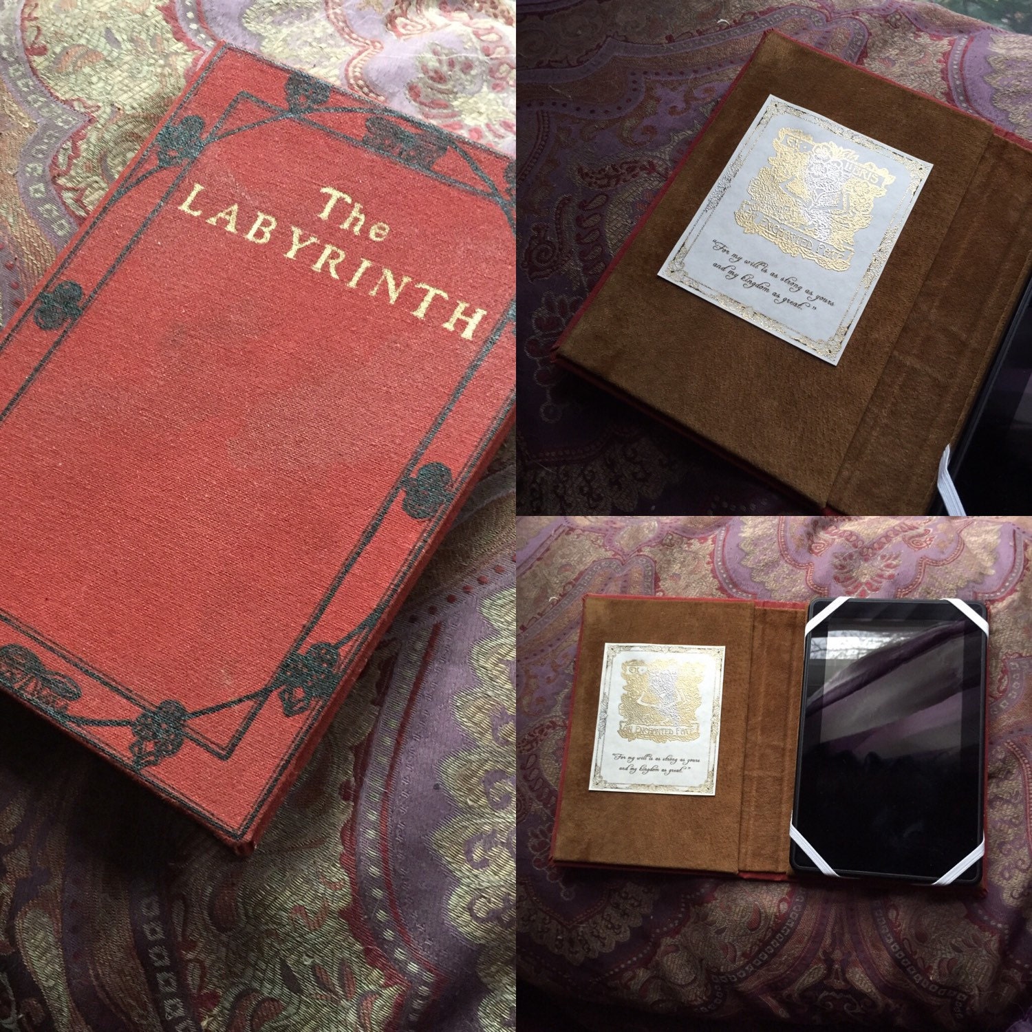 Labyrinth Book cover for Kindle Fire iPad Mini or other