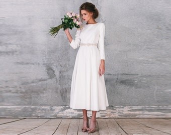 Kanika / long sleeve wedding dress with sleeves wedding dress Long sleeve Wedding dress bridal gown with sleeves bridal gown wedding gown