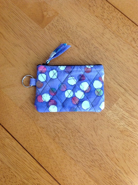 Quilted miniwallet by TitasTotes on Etsy