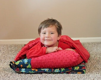 Dinosaur Nap Mat Cover, Kinder Mat Cover, Nap Mat Cover with Pillowcase and Blanket