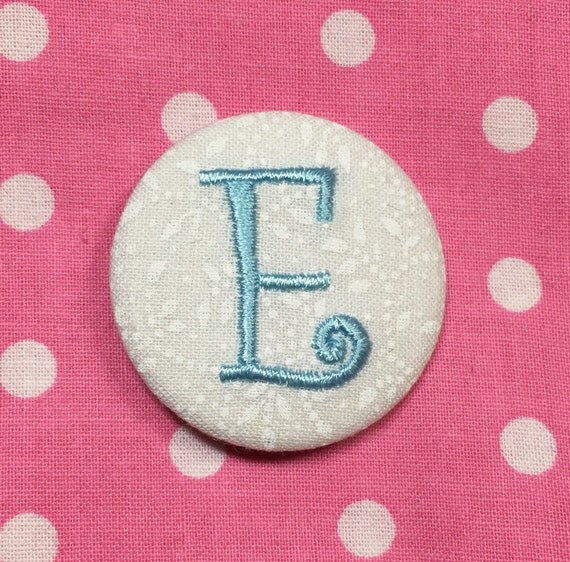 Monogrammed buttons E J by Bowsbandsandbabies on Etsy