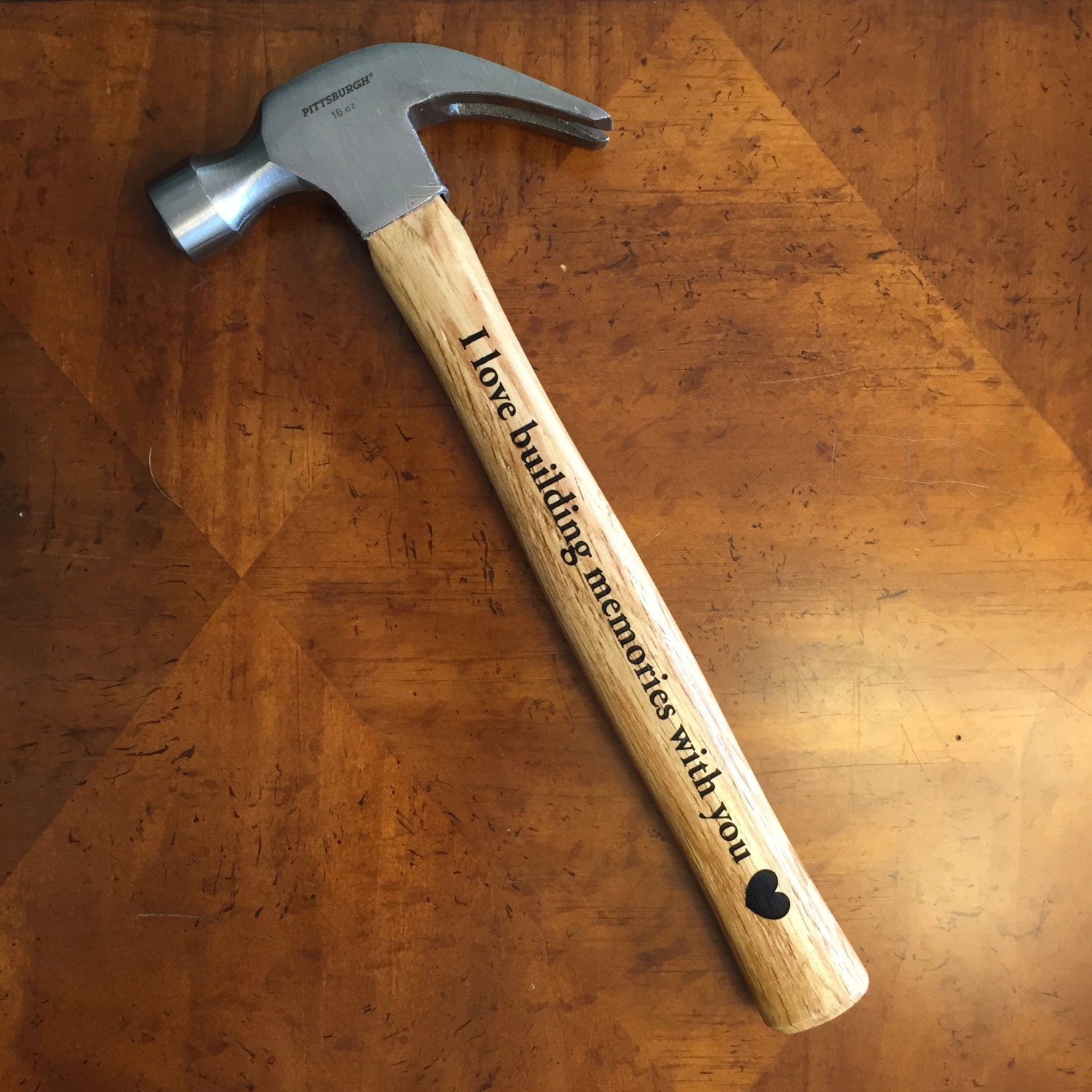Engraved Hammer Wooden Engraved Gift for Dad Gift by LadyMaggies