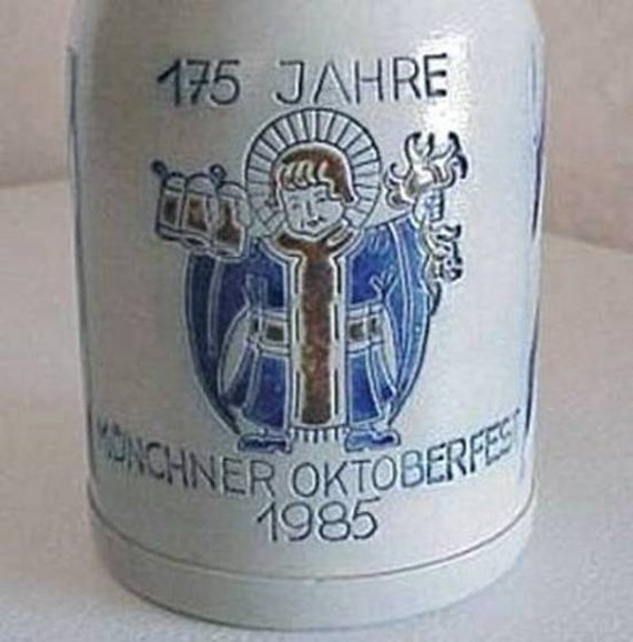 Vintage GOEBEL BEER STEIN with Pewter Lid 1985 Octoberfest in