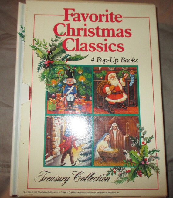4 Favorite Christmas Classics Pop up Books