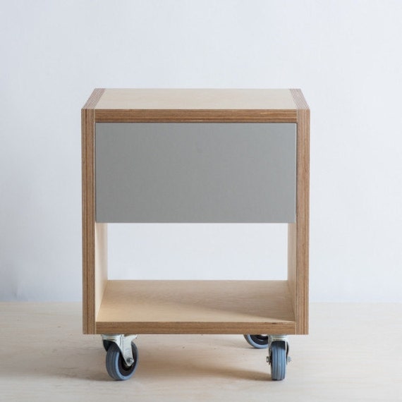 Storage Side Table With Drawer On Wheels | storage side table with drawer on wheels by bee9designshop Storage Side Table With Drawer On Wheels | storage side table with drawer on wheels by bee9designshop