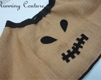 Oogie Boogie man inspired skirt burlap double layered Running Misses circle skirt Sally, Jack Nightmare before Christmas