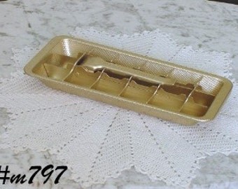 Aluminumware Vintage Gold Color WestingHouse Aluminum Ice Tray (Inventory #M797)