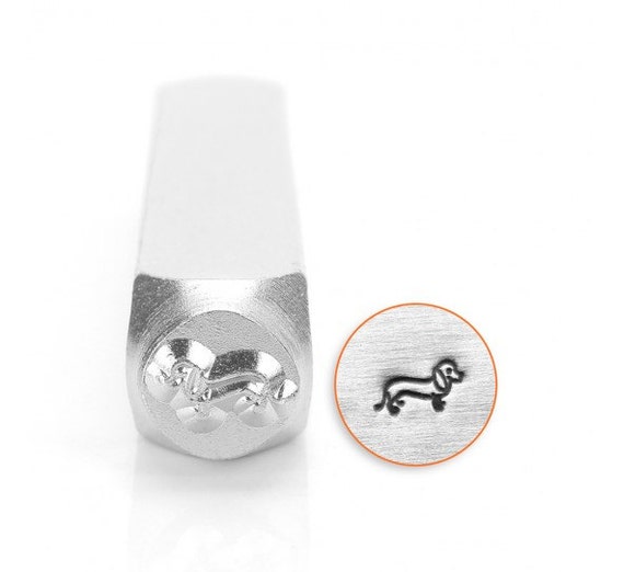 Dachshund Dog Metal Stamp ImpressArt Design Stamp 6mm Great