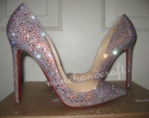 red bottom prom shoes