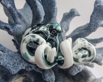 The Unobtanium Kracken Collectible Wearable Boro Glass Octopus Necklace / Sculpture Made to Order