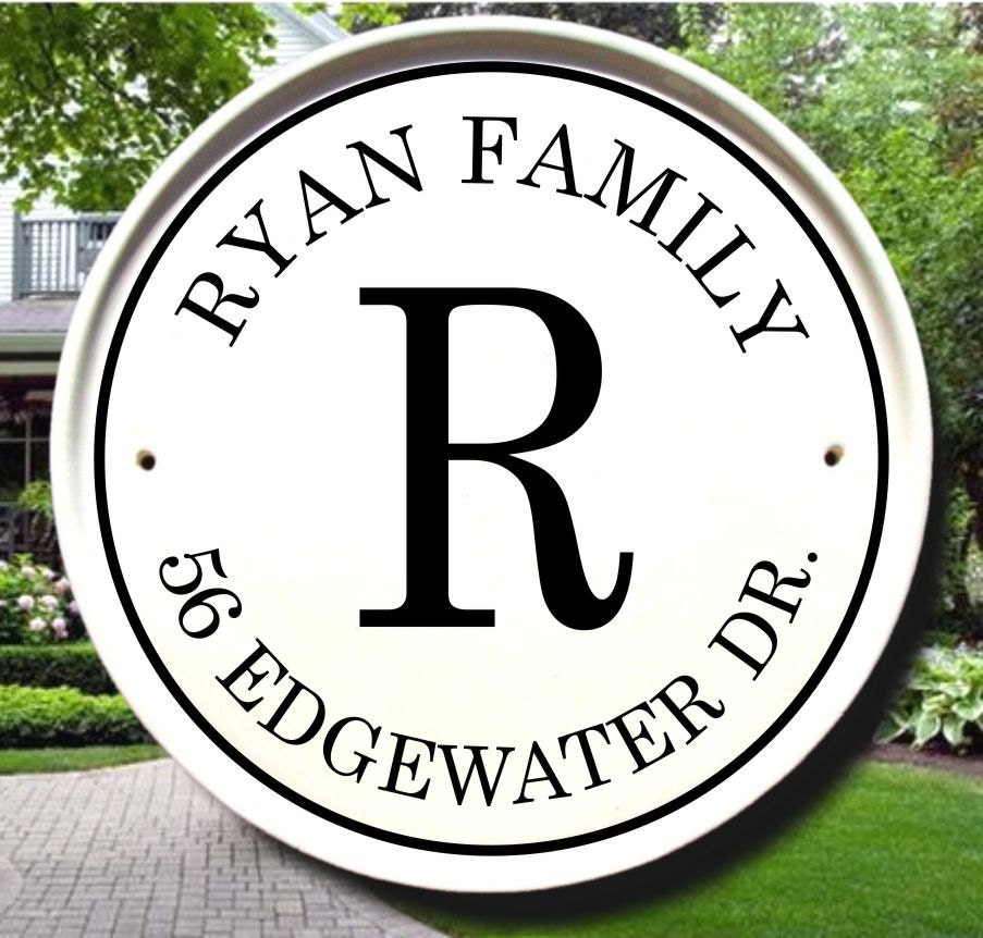 Custom Outdoor Name Sign / Personalized House Sign / Family