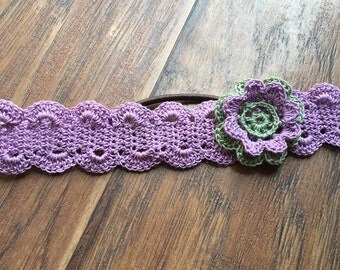 Crochet Adult Stretchable Headband