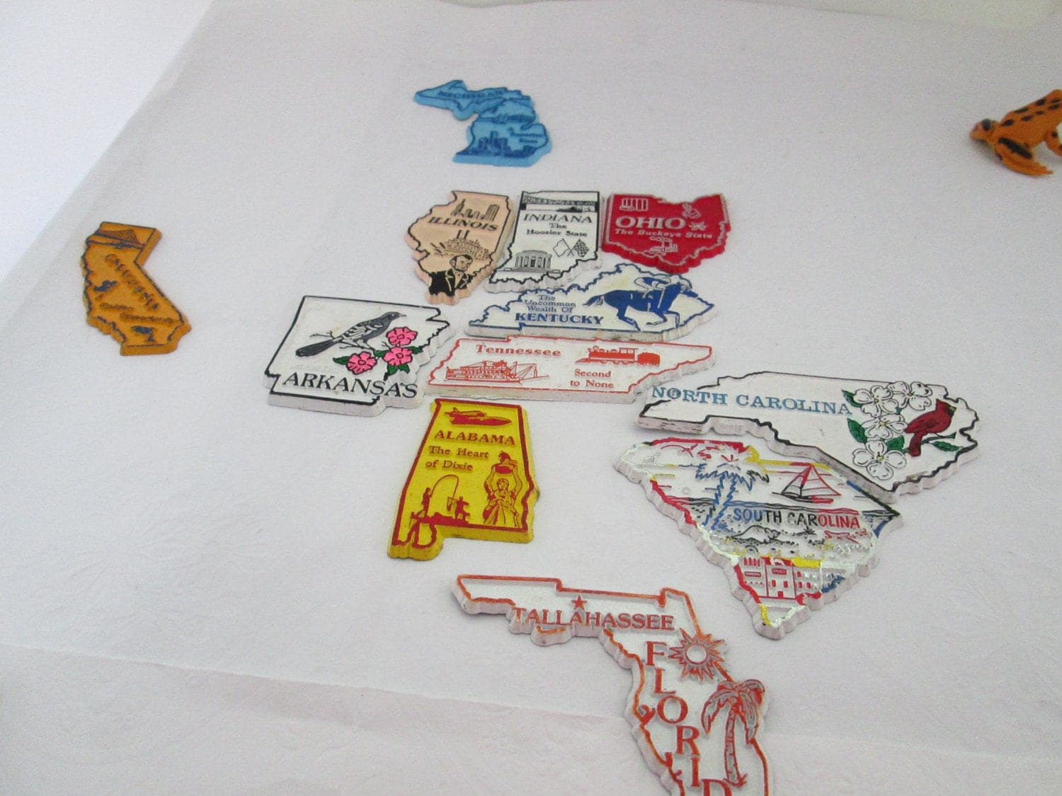 11 Assorted State Souvenir Lot of State Lot