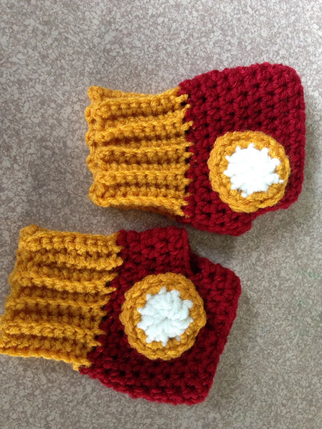 Iron Man Children's Fingerless Gloves by LakeEffectCreations