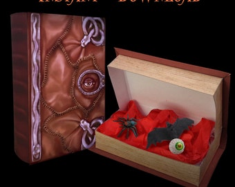 Hocus Pocus Book Box - Instant Download Printable Witch Spell Book Inspired Favor Gift Cosplay Costume Prop Winnie Sarah Sanderson Halloween