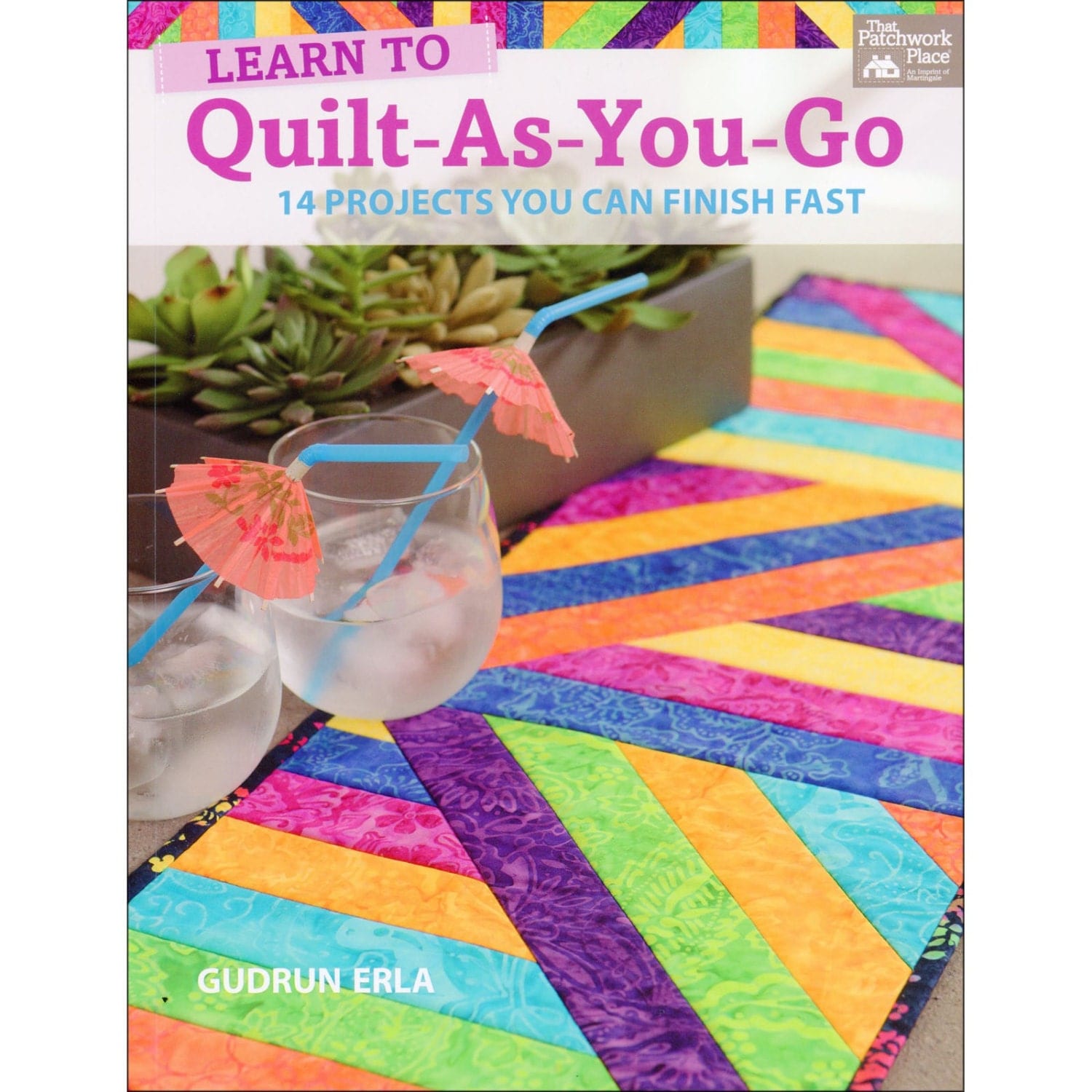 Book Learn to QuiltAsYouGo by Gudrun Urla Quilt book