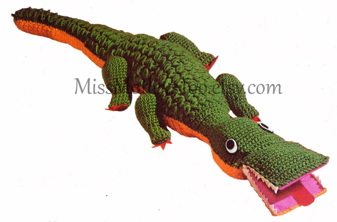 alligator stuffed animal pattern