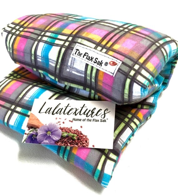FLAX HEATING PAD large and X Large Removable/Washable Flannel