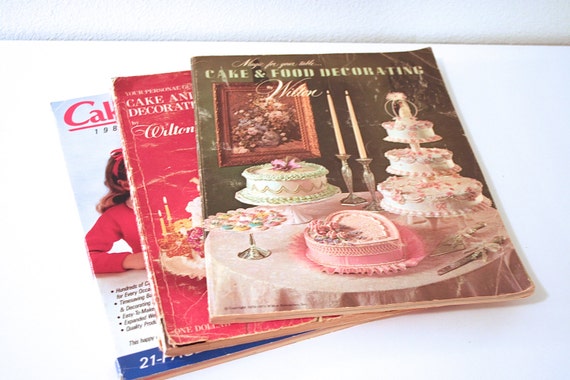 Three Vintage Cake Decorating Catalogs Magazines By Wilton