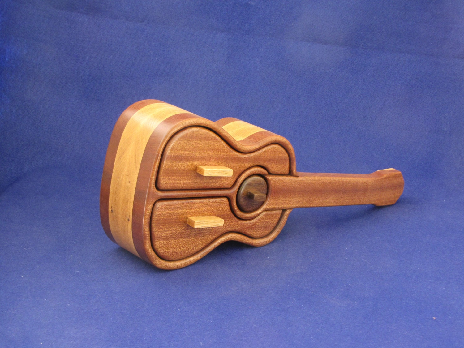 Guitar Shaped Bandsaw Jewelry Box For Any Guitar Or Music