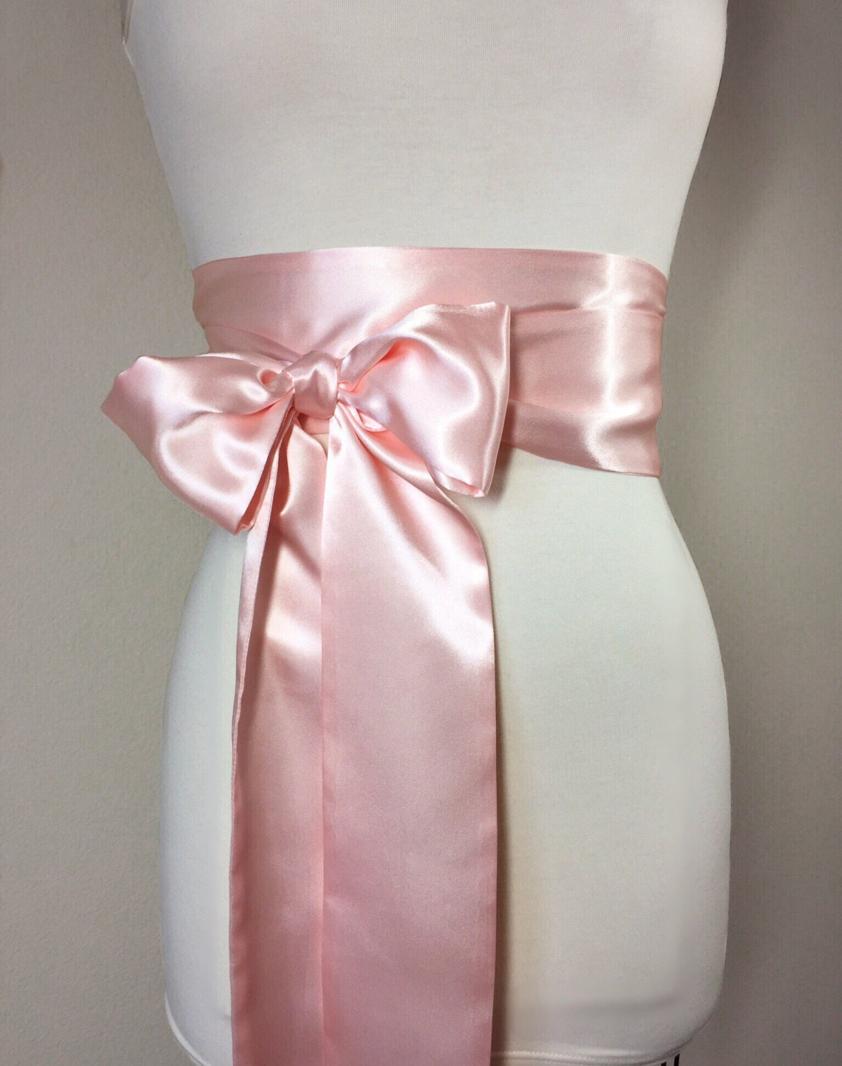 pink dress sash