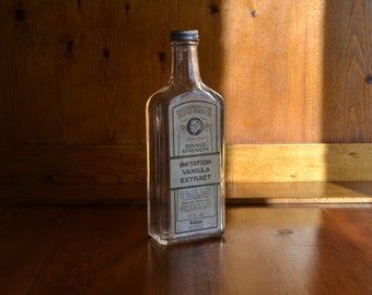 Medicine Bottle Vintage Watkins with Label