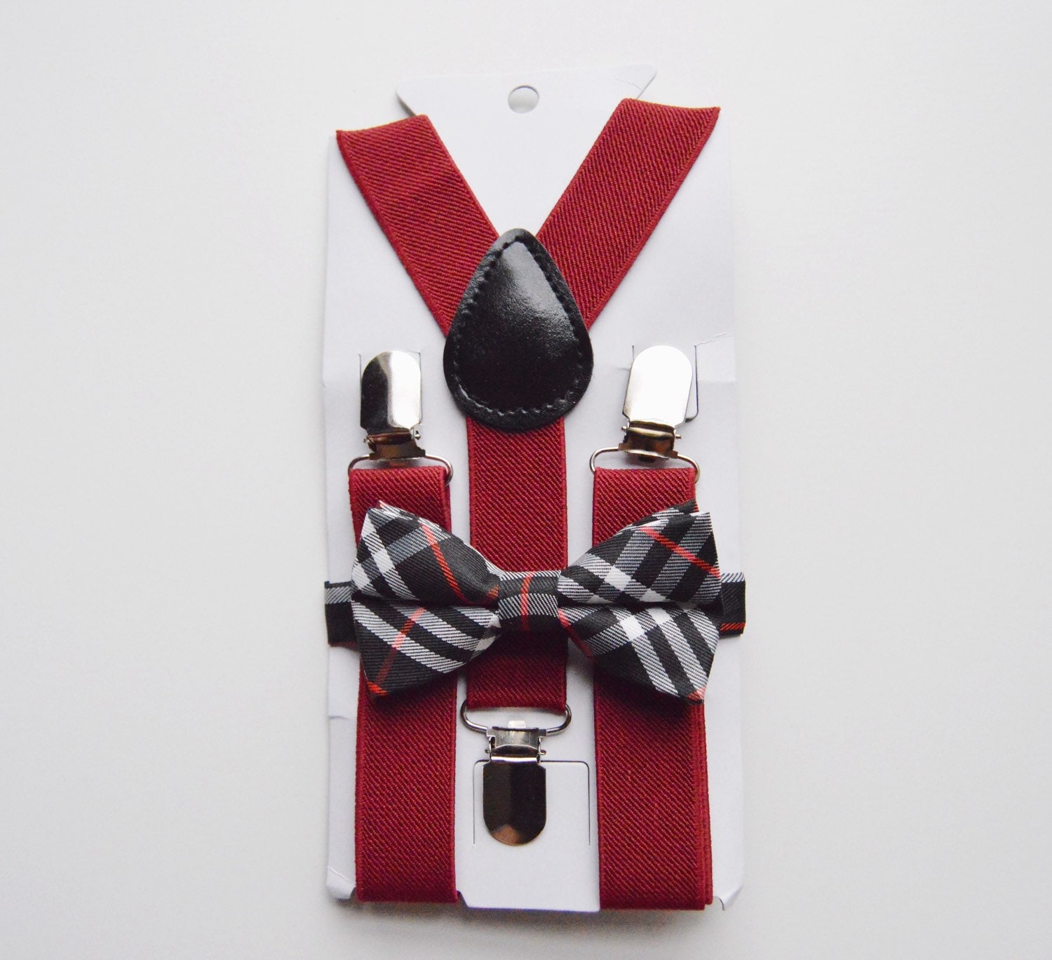 Kids Bow Tie and Suspender Set by WVintagevibe on Etsy