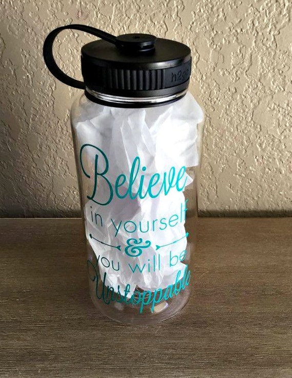 Personalized Motivational Water Bottle By Megansplayhouse On Etsy 2307