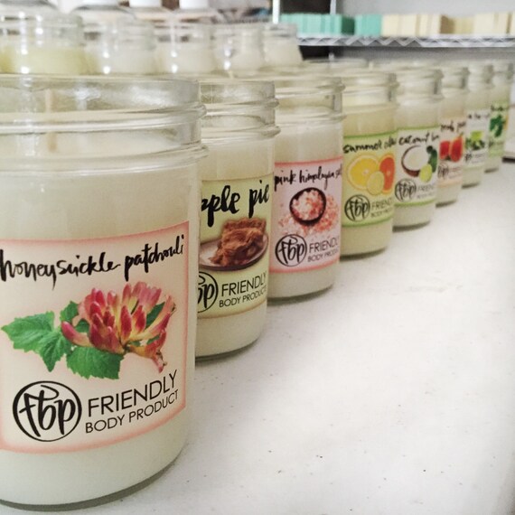 Wholesale Candle Deal 12 Soy Candles Bulk by FriendlyBodyProduct