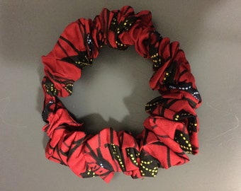 Chouchou taille XL tissu africain wax pour dreadlocks cheveux afri rasta ethnique