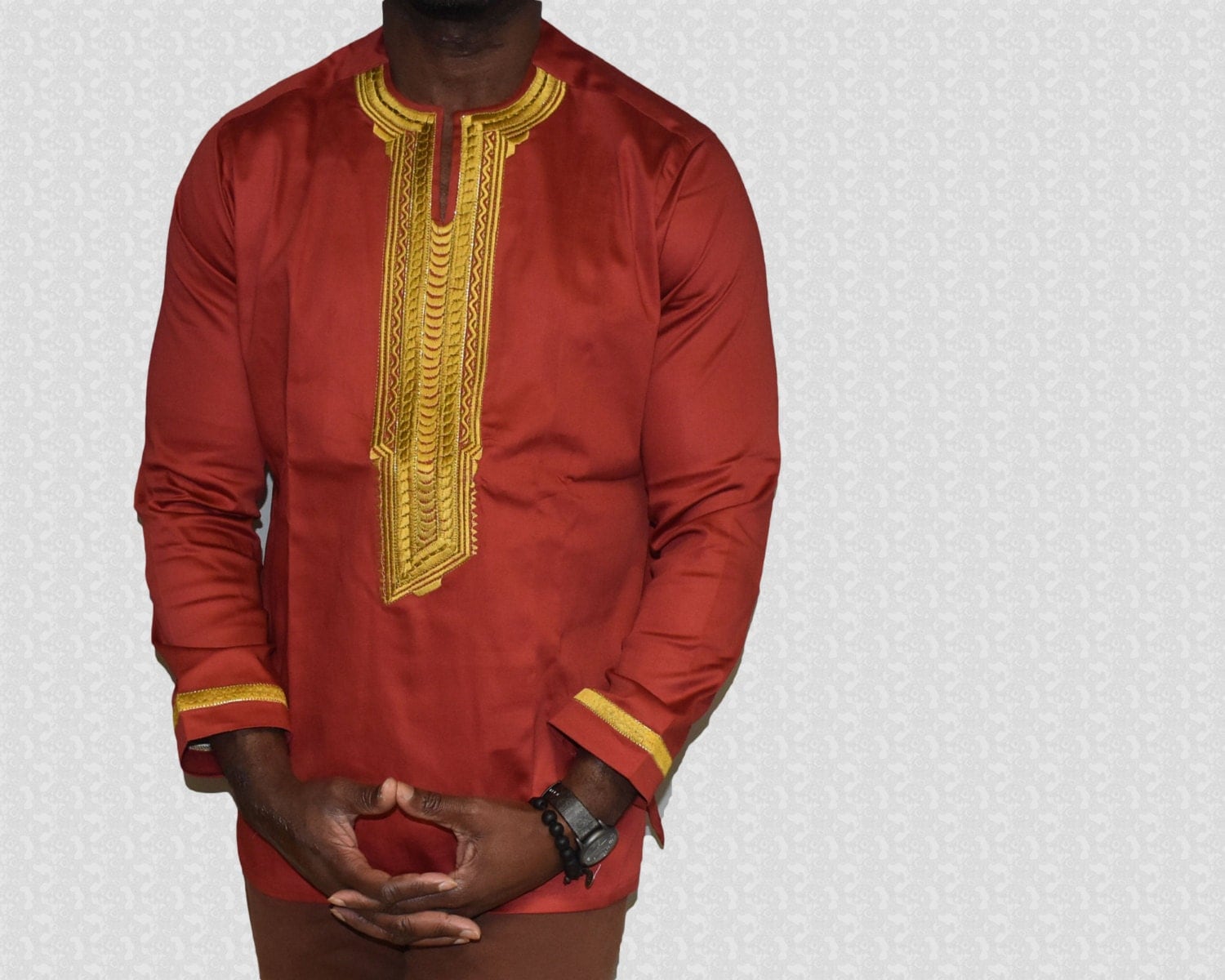 Mens' embroidery shirts Mens' kaftan topAfrican