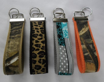 Wrist Key Chain-Key Fob Wristlet-Keychain-Faric Fob
