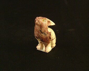 Hand-Carved Stone Coyote (and Howling at the Moon!)