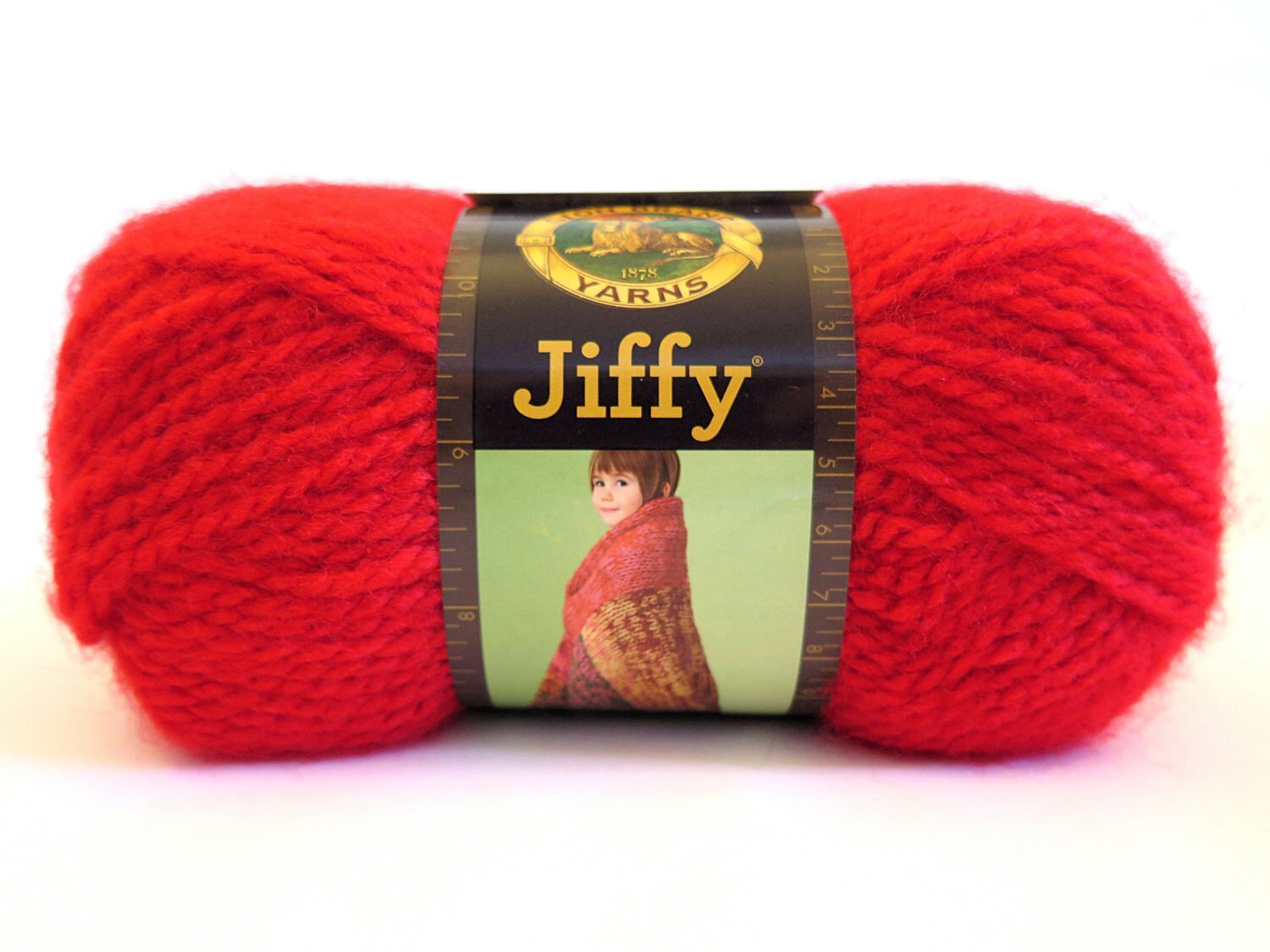 RESERVED FOR CAROL Red Jiffy Yarn Lion Brand by TalicakeCrochet