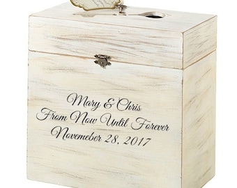 Personalized Wedding Reception Card Box Guest Wedding Guest Card Box Favor Box Vintage Charm Wedding Accessories